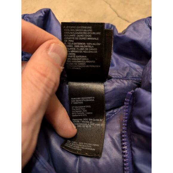 North Face Summit Series 800 Women's L Purple Puffer Jacket Full Zip - Picture 7 of 10